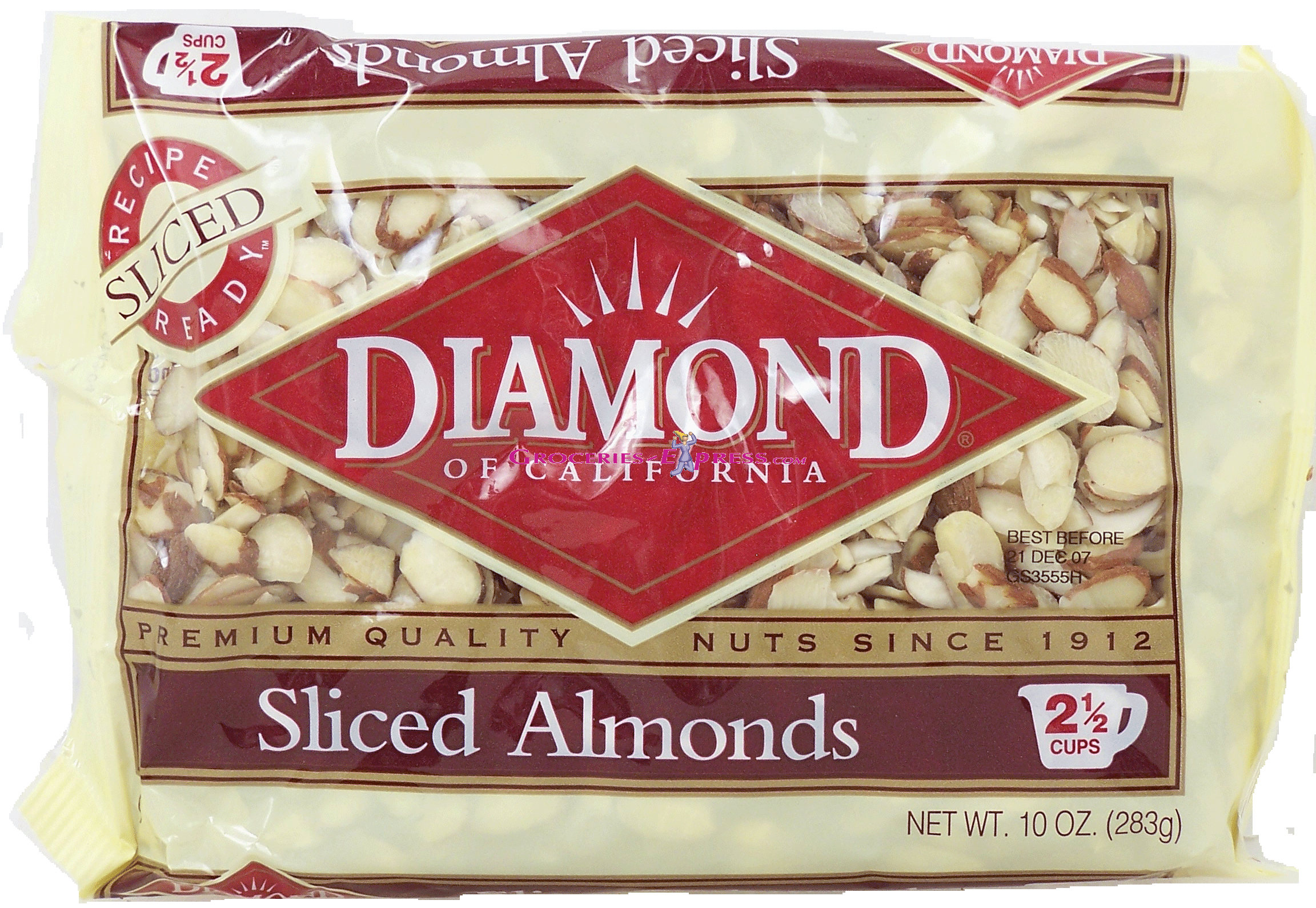 Diamond&nbsp;&nbsp;sliced almonds, 2 1/2 cups Full-Size Picture